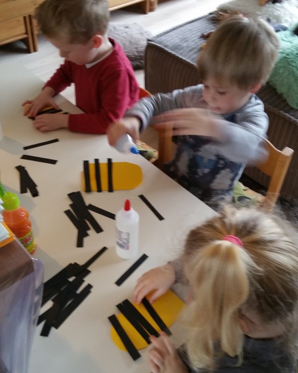 Een aantal knutselwerkjes die de kinderen de afgelopen periode hebben gemaakt